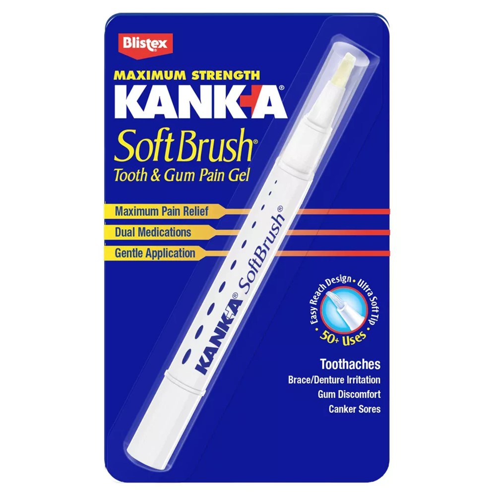 Kank-A Soft Brush Tooth & Gum Pain Gel - 0.07oz/36pk