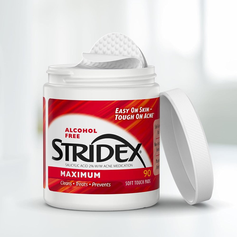 Stridex Acne Pads Maximum Strength - 90ct/12pk