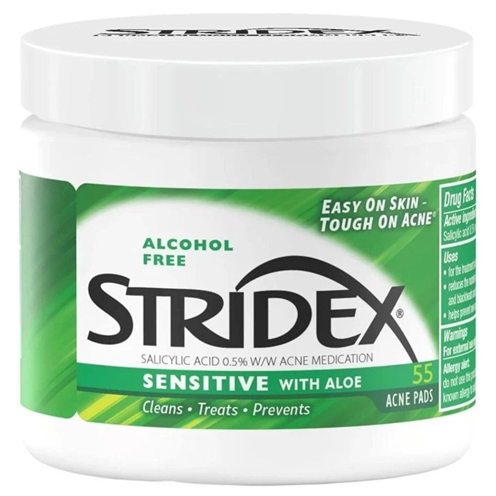 Stridex Medicated Pads Maximum - 55ct/12pk