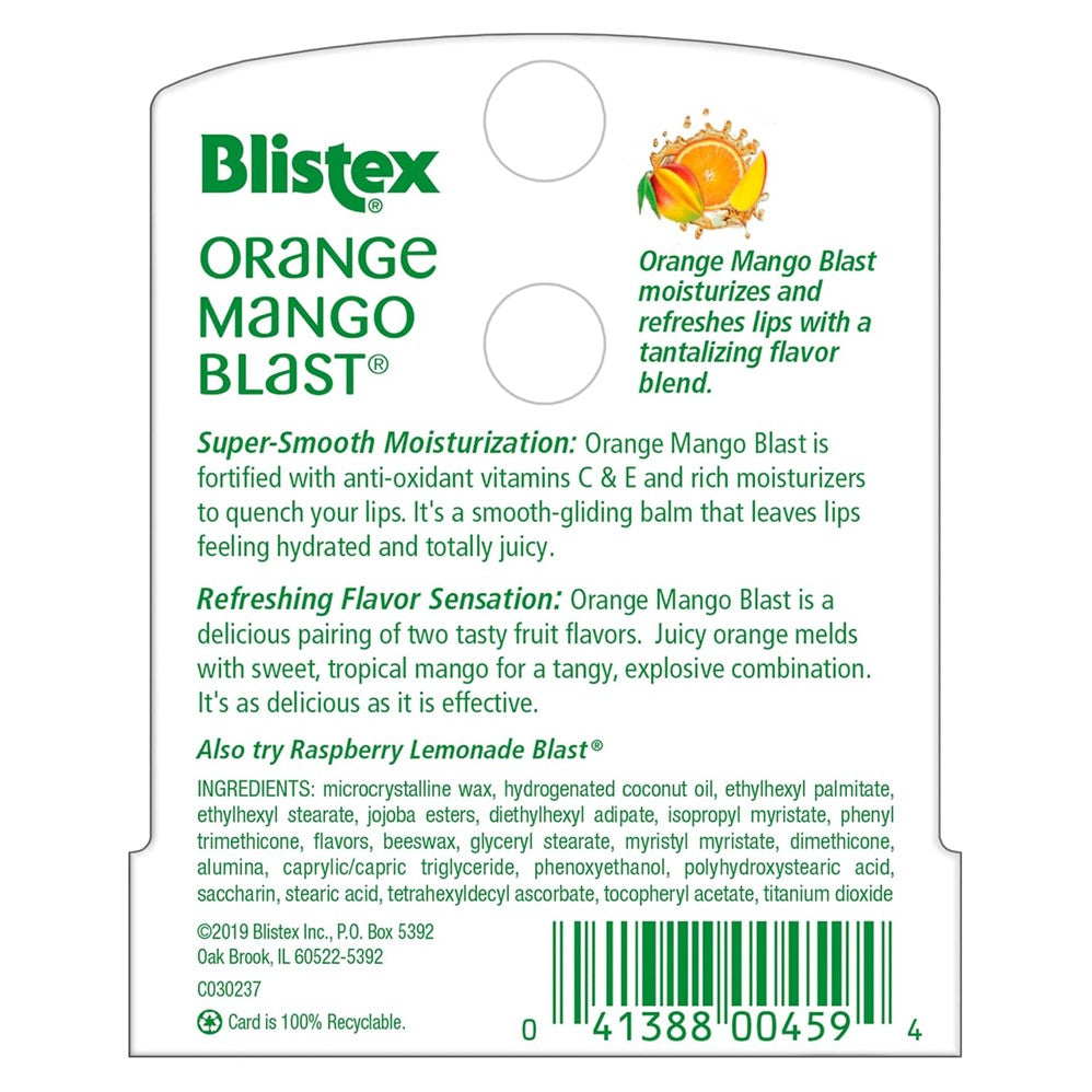 Blistex Orange Mango - .15oz/12pk
