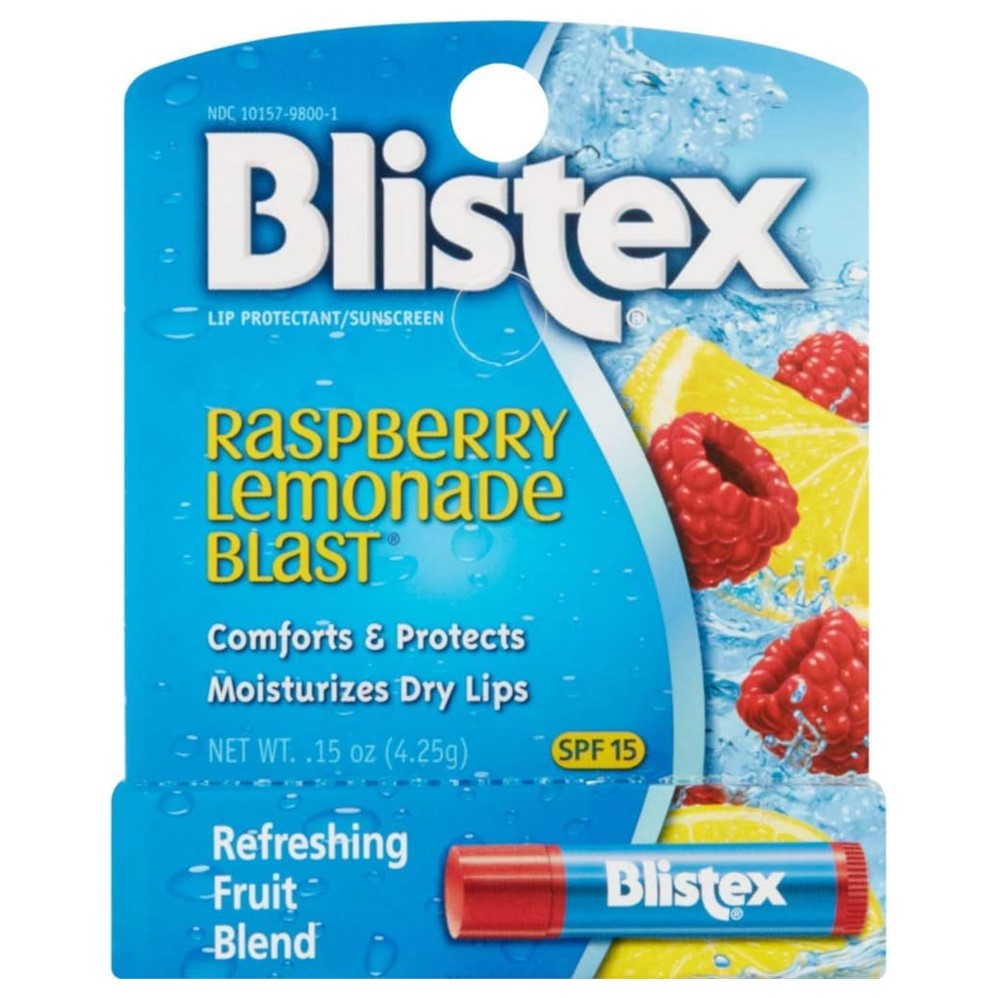 Blistex Raspberry Lemonade Blast Lip Protectant SPF 15 - 0.15oz/12pk