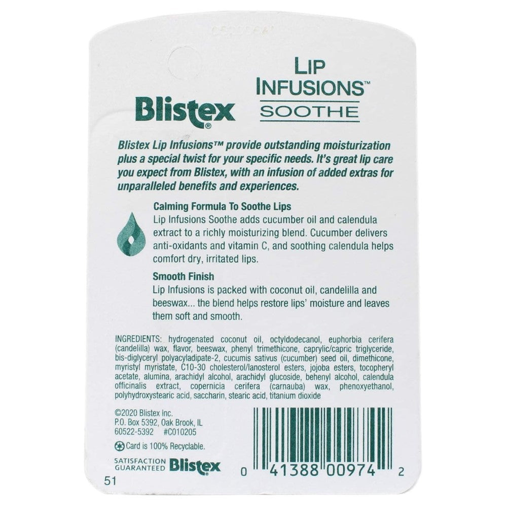 Blistex Lip Infusions Soothe - 0.13oz/12pk