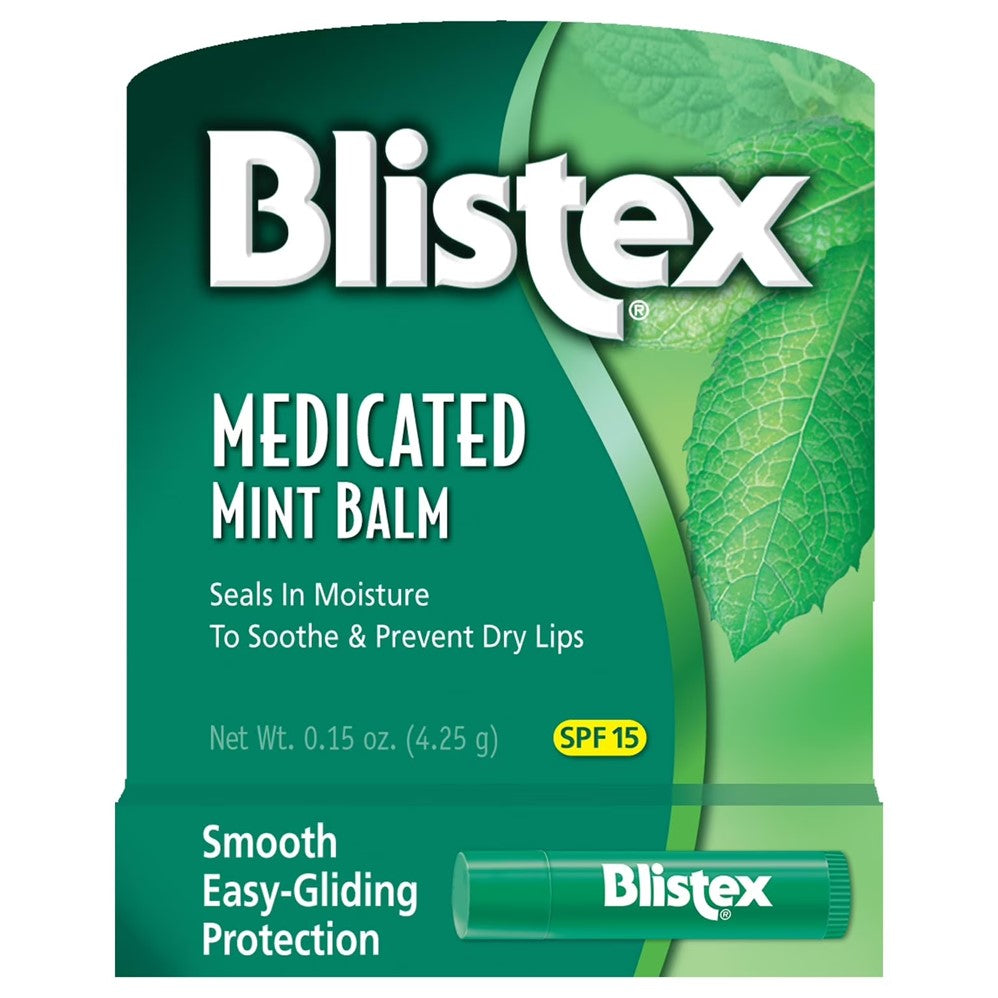 Blistex Medicated Mint Balm SPF 15 - 0.15oz/24pk