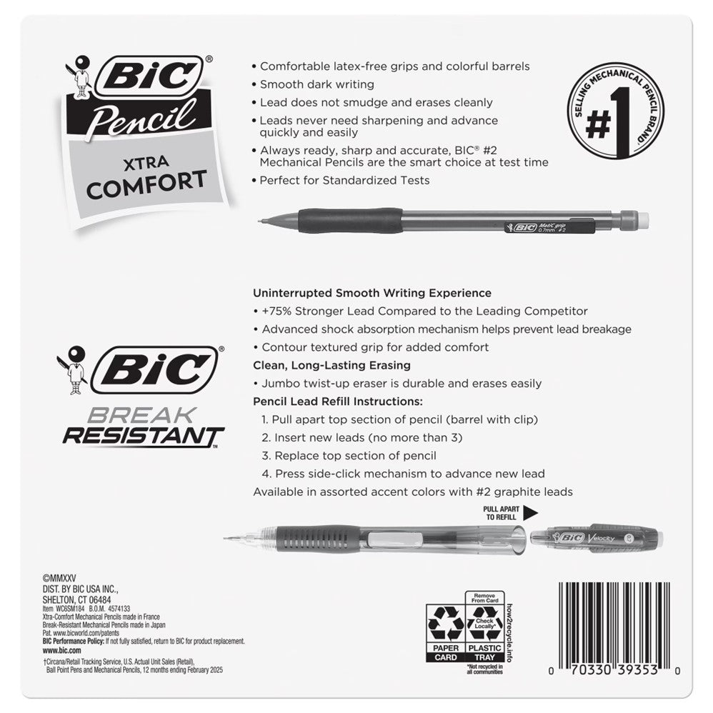 BIC Mechanical Pencil Kit 0.7mm #2 - 26ct/1pk