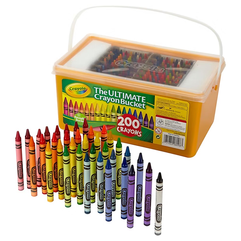 Crayola Ultimate Crayon Bucket - 200ct/1pk