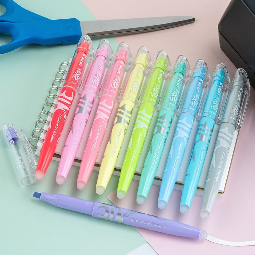 Pilot FriXion Light Pastel Erasable Highlighters Assorted Colors - 12ct/1pk