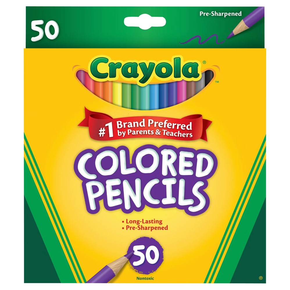 Crayola Colored Pencils - 50ct/1pk