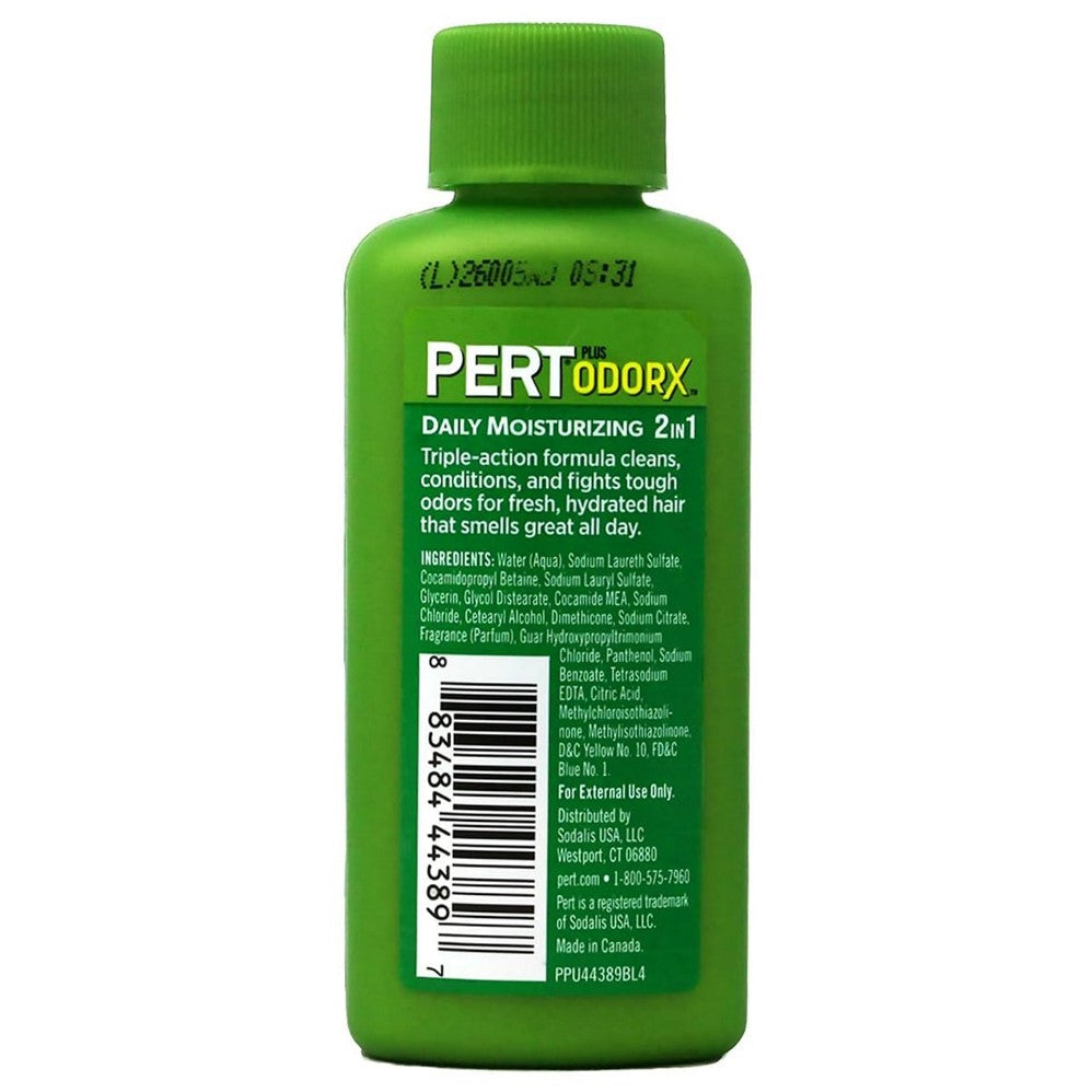 Pert Plus Odor X Daily Moisturizing 2-in-1 Shampoo & Conditioner - 1.7oz/36pk