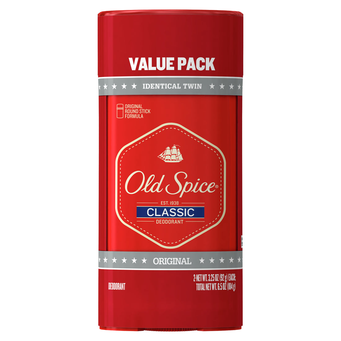 Old Spice Classic Original Deodorant Twin Pack - (2x3.25)oz/6pk