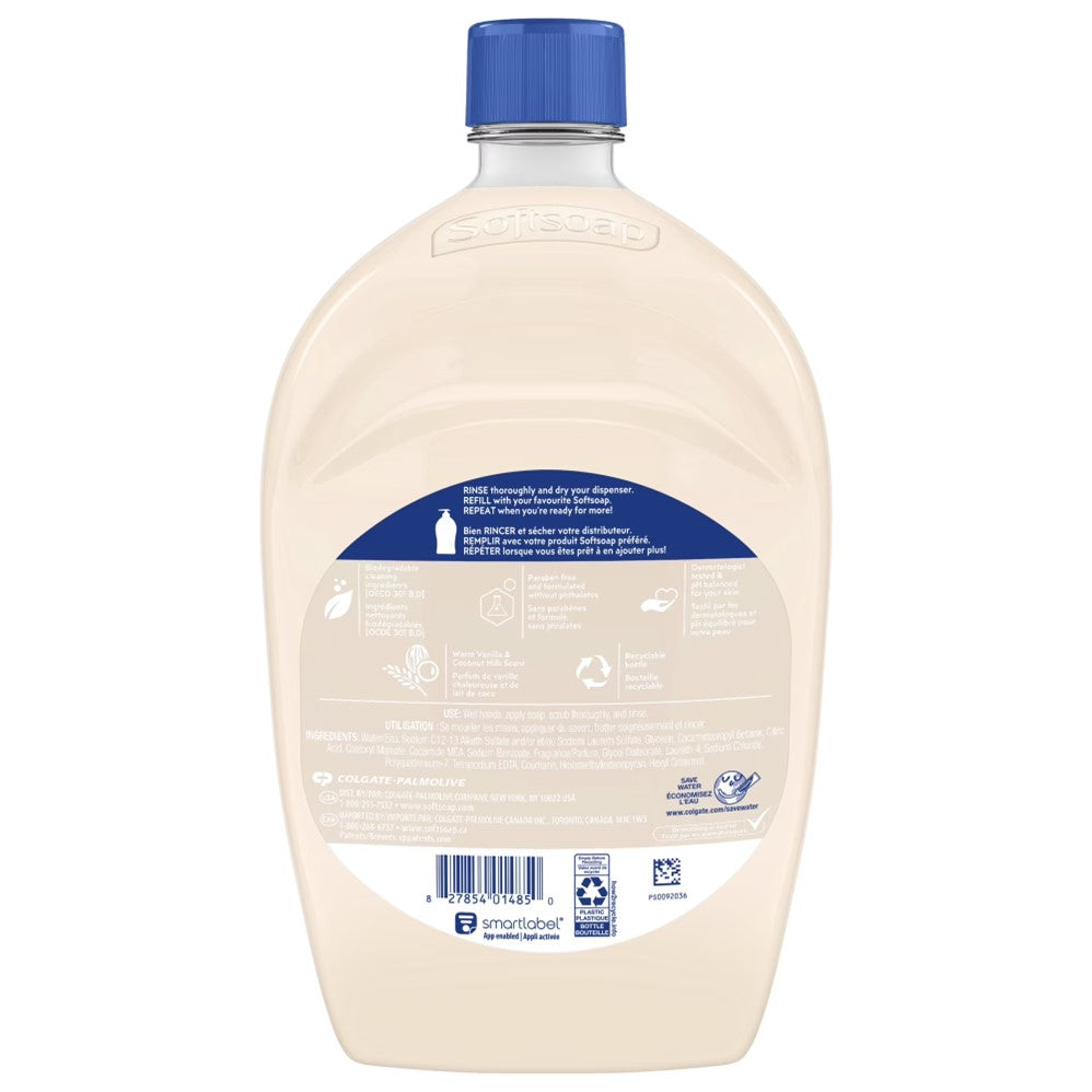 Softsoap Liquid Hand Soap Warm Vanilla & Coconut Milk Refill - 50oz/3pk