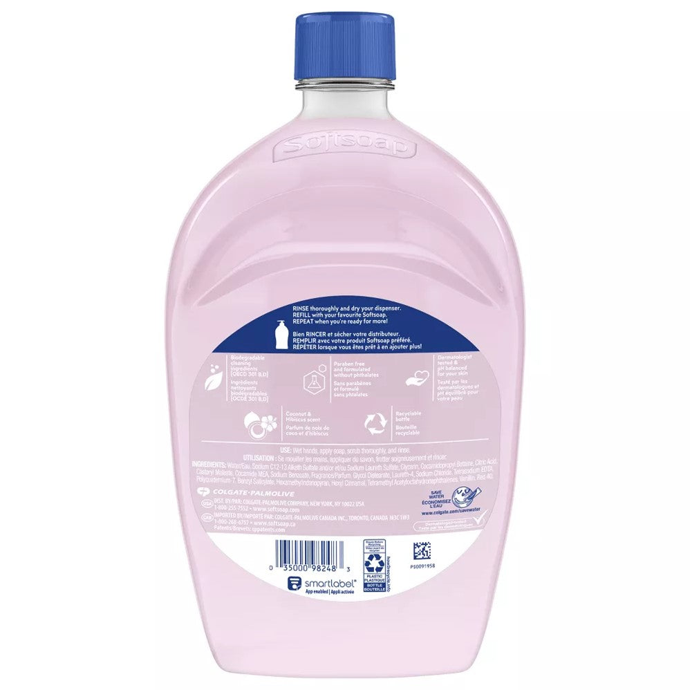 Softsoap Liquid Hand Soap Coconut & Hibiscus Refill - 50oz/3pk