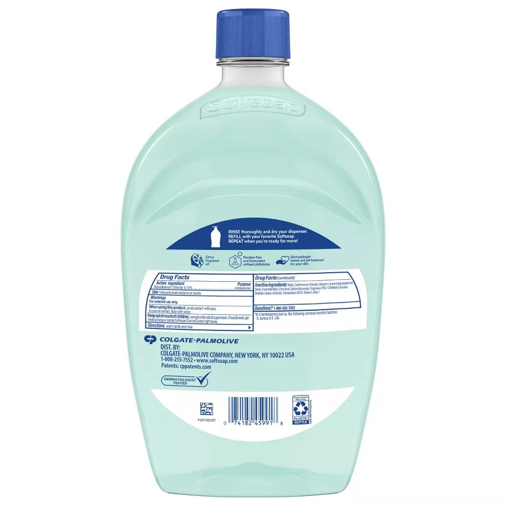 Softsoap Liquid Hand Soap Fresh Citrus Refill - 50oz/3pk
