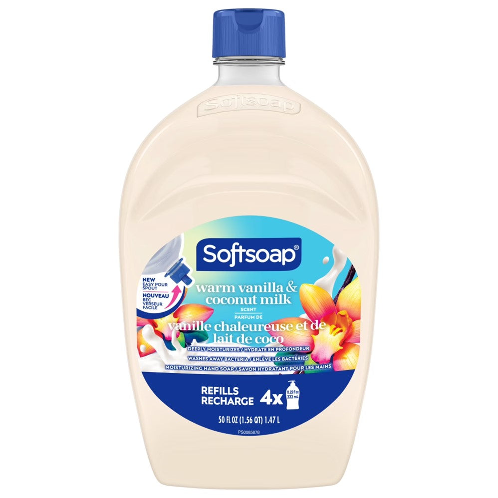 Softsoap Liquid Hand Soap Warm Vanilla & Coconut Milk Refill - 50oz/3pk