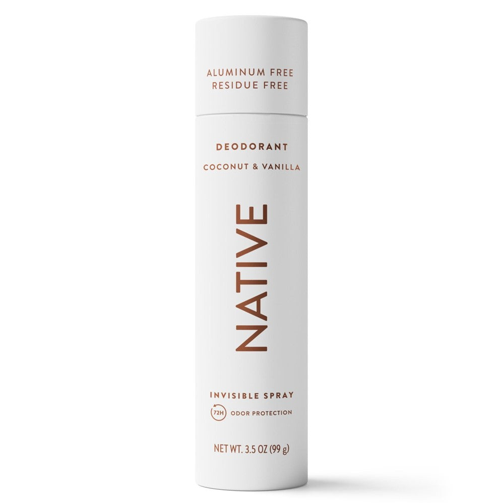 Native Coconut & Vanilla Deodorant & Body Spray - 3.5oz/12pk