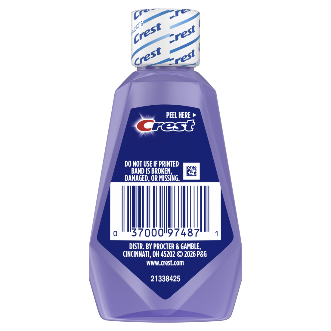 Crest Mouthwash Pro-Health Enamel & Cavity Protection 6-in-1 benefits Alcohol Free Fresh Mint - 1.2oz/48pk