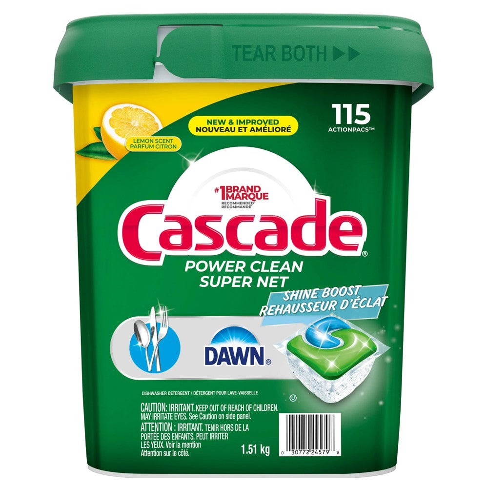 Cascade Power Clean Shine Boost - 115ct/1pk