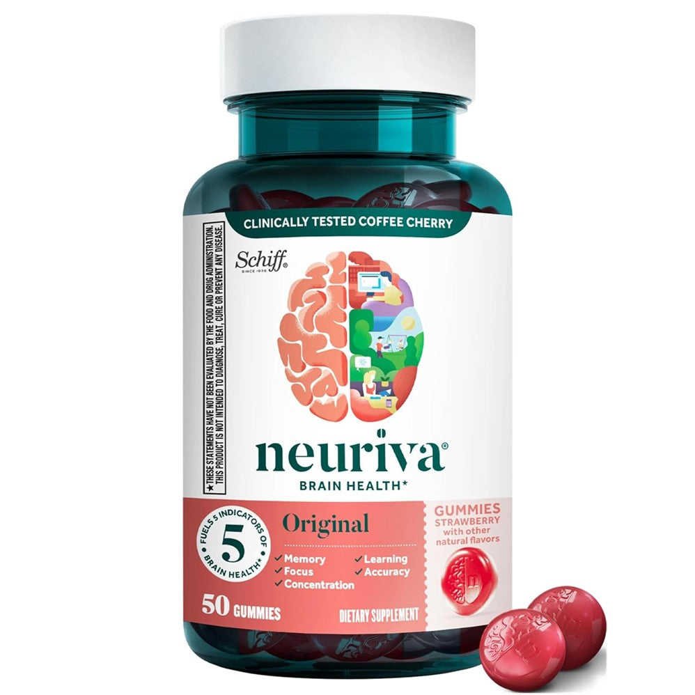 Neuriva Brain Performance Original Gummies - 50ct/12pk