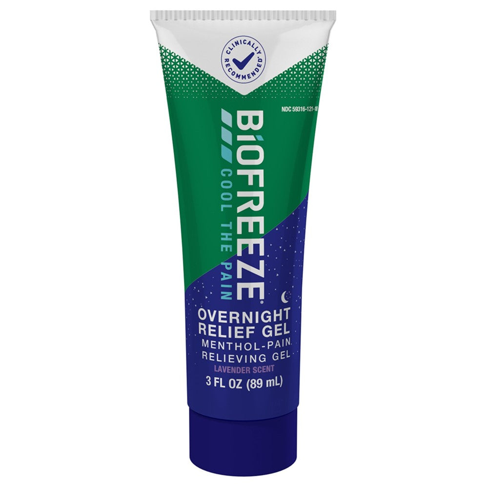 Biofreeze Overnight Pain Relief Gel Colorless - 3oz/24pk