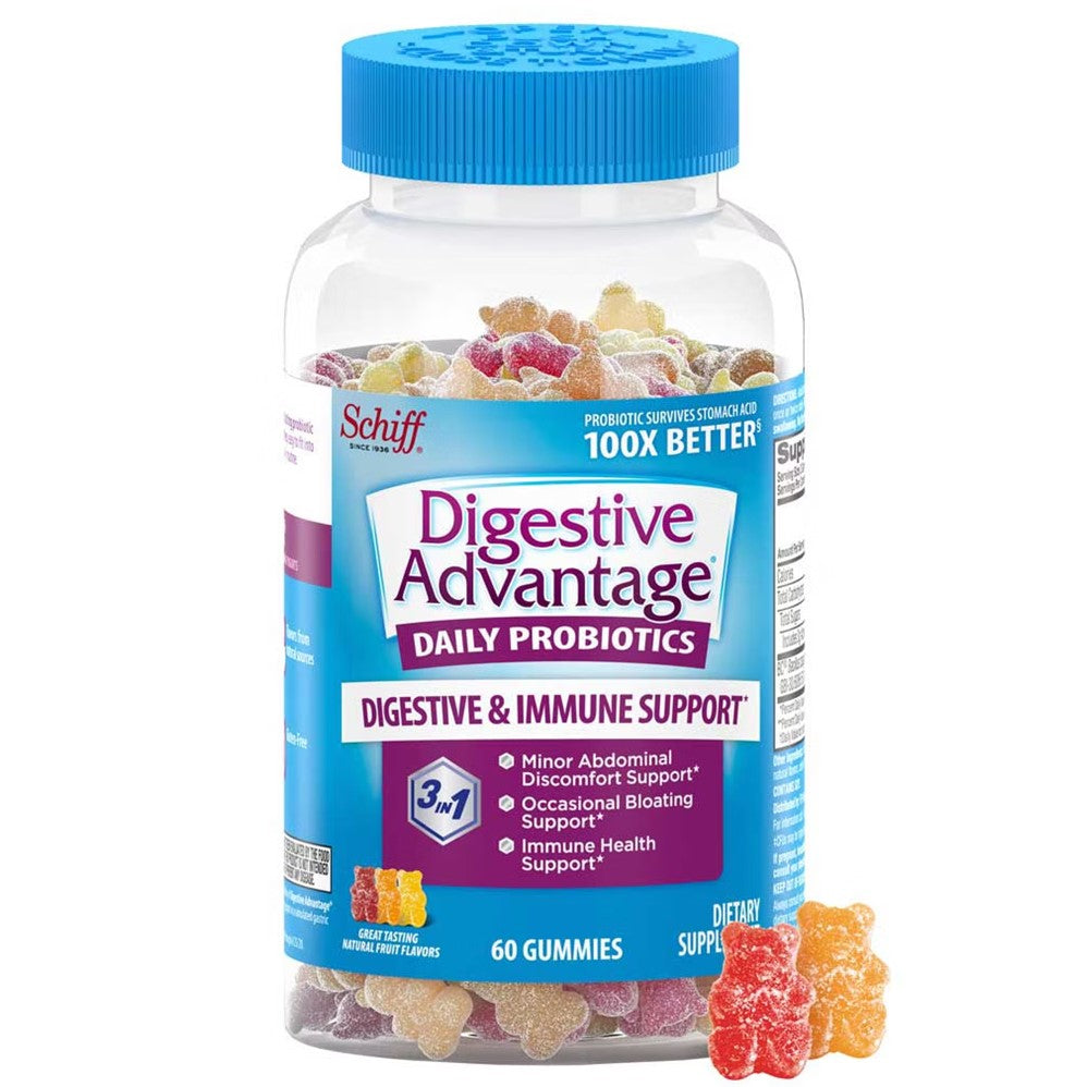 Digestive Advantage Probiotic Gummies - 60ct/12pk