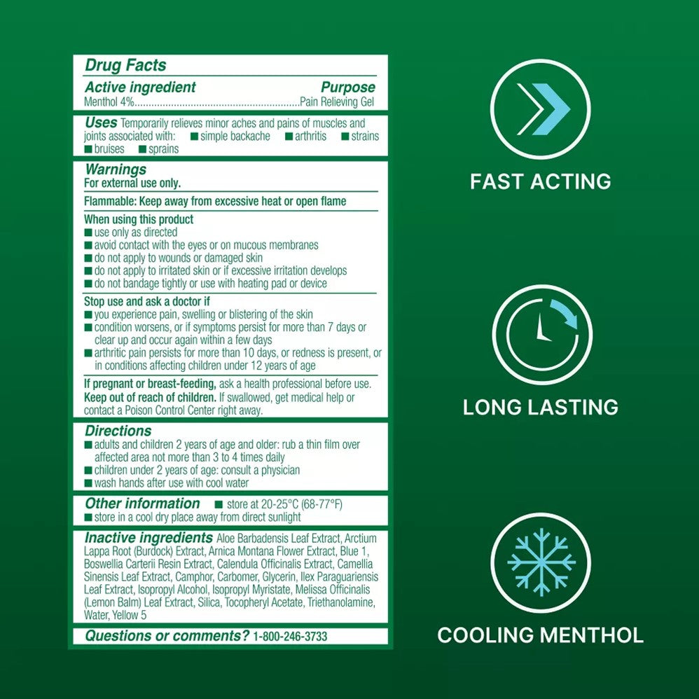 Biofreeze Pain Relief Gel - 3oz/24pk
