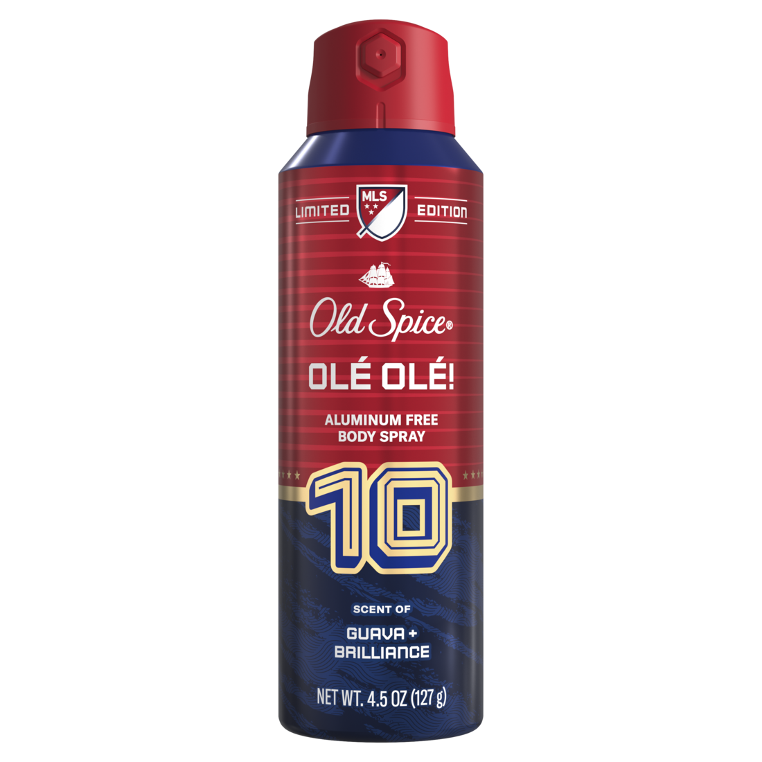 Old Spice Body Spray for Men Ole Ole! Guava + Brilliance Aluminum Free Long Lasting Scent Limited Edition Collection - 4.5oz/12pk