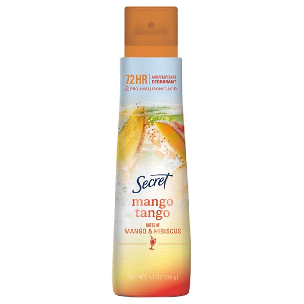 Secret Dry Spray Antiperspirant Deodorant for Women Mango Tango - 4.1oz/12pk