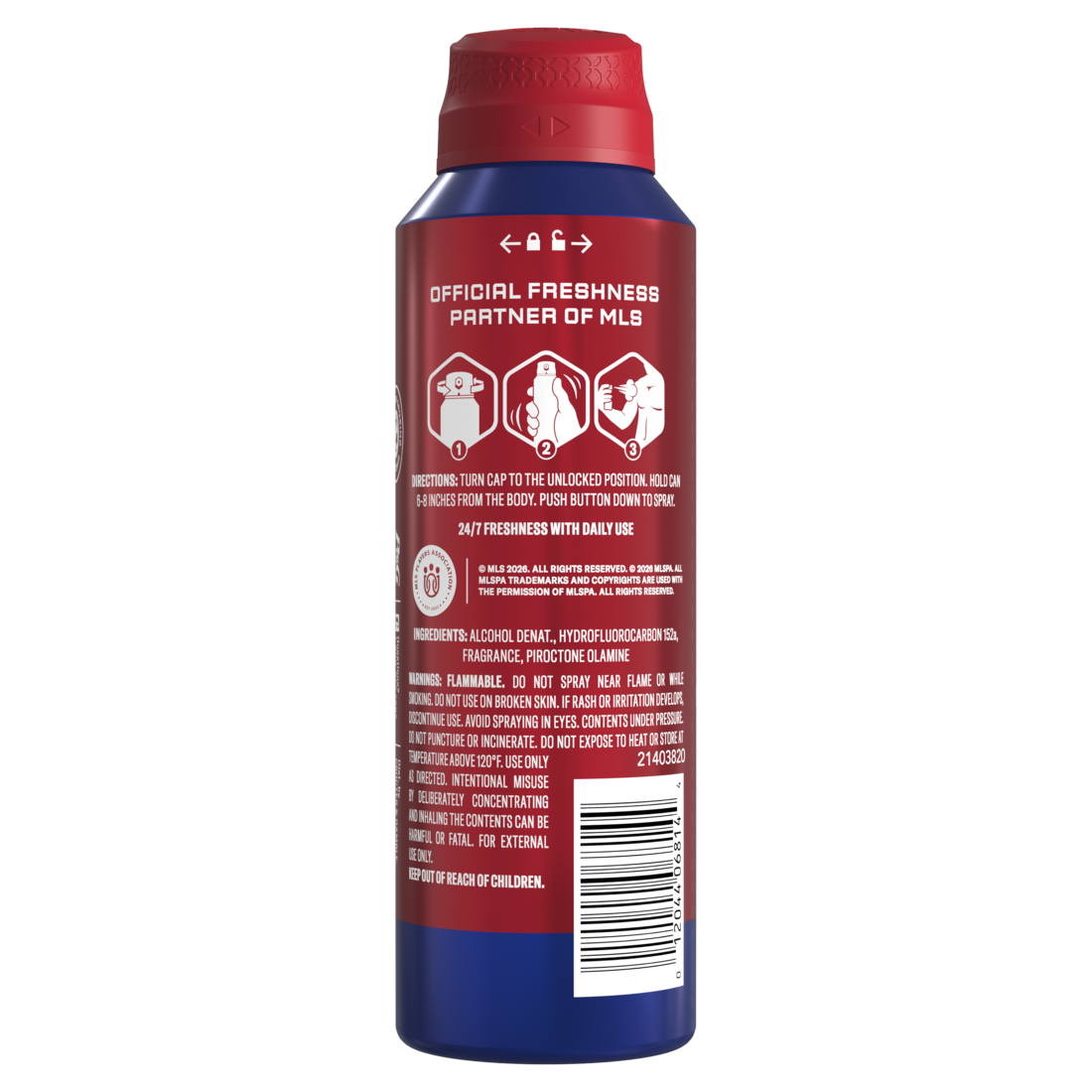 Old Spice Body Spray for Men Ole Ole! Guava + Brilliance Aluminum Free Long Lasting Scent Limited Edition Collection - 4.5oz/12pk