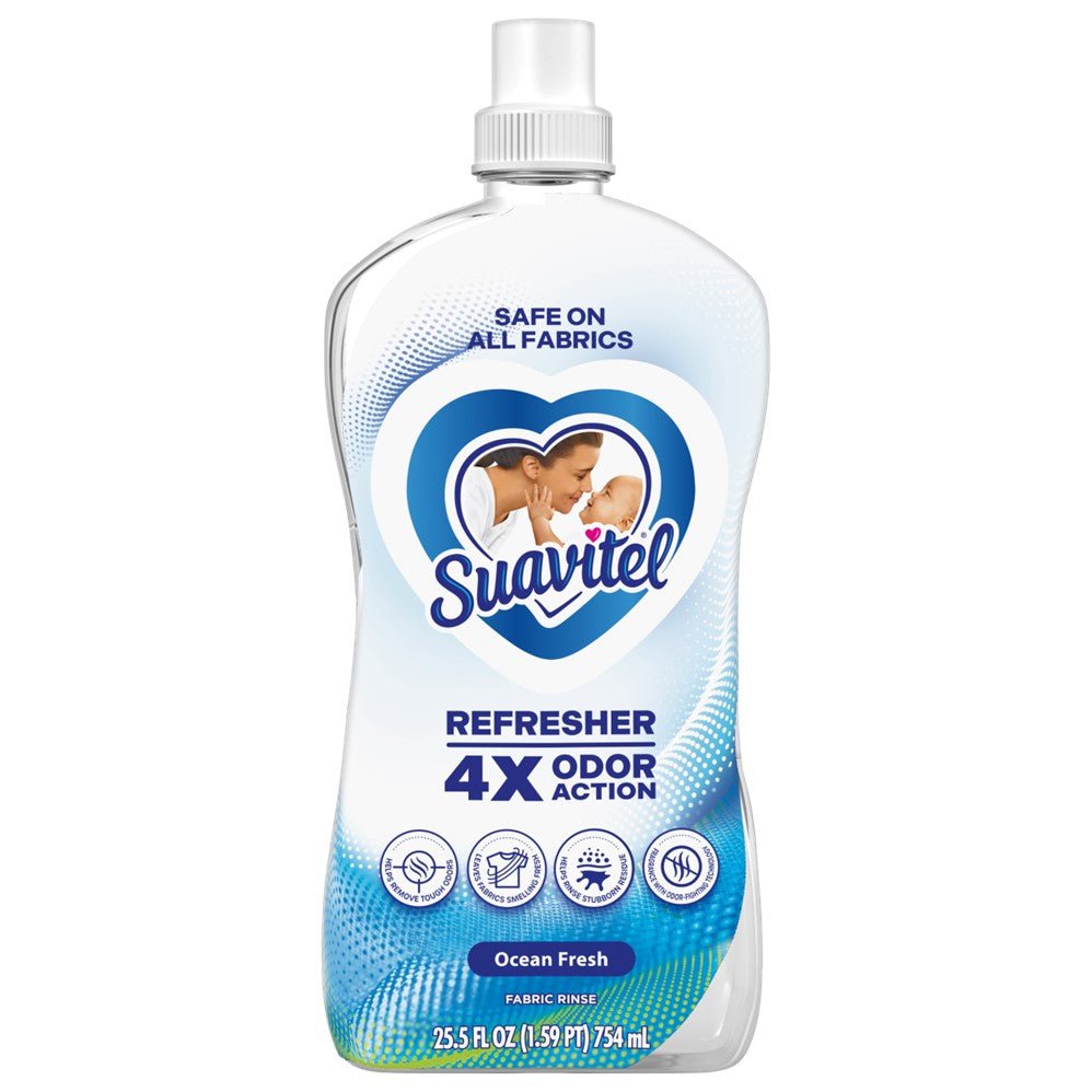 Suavitel Fabric Softener Suav Refresher Ocean Fresh - 25.5oz/10pk