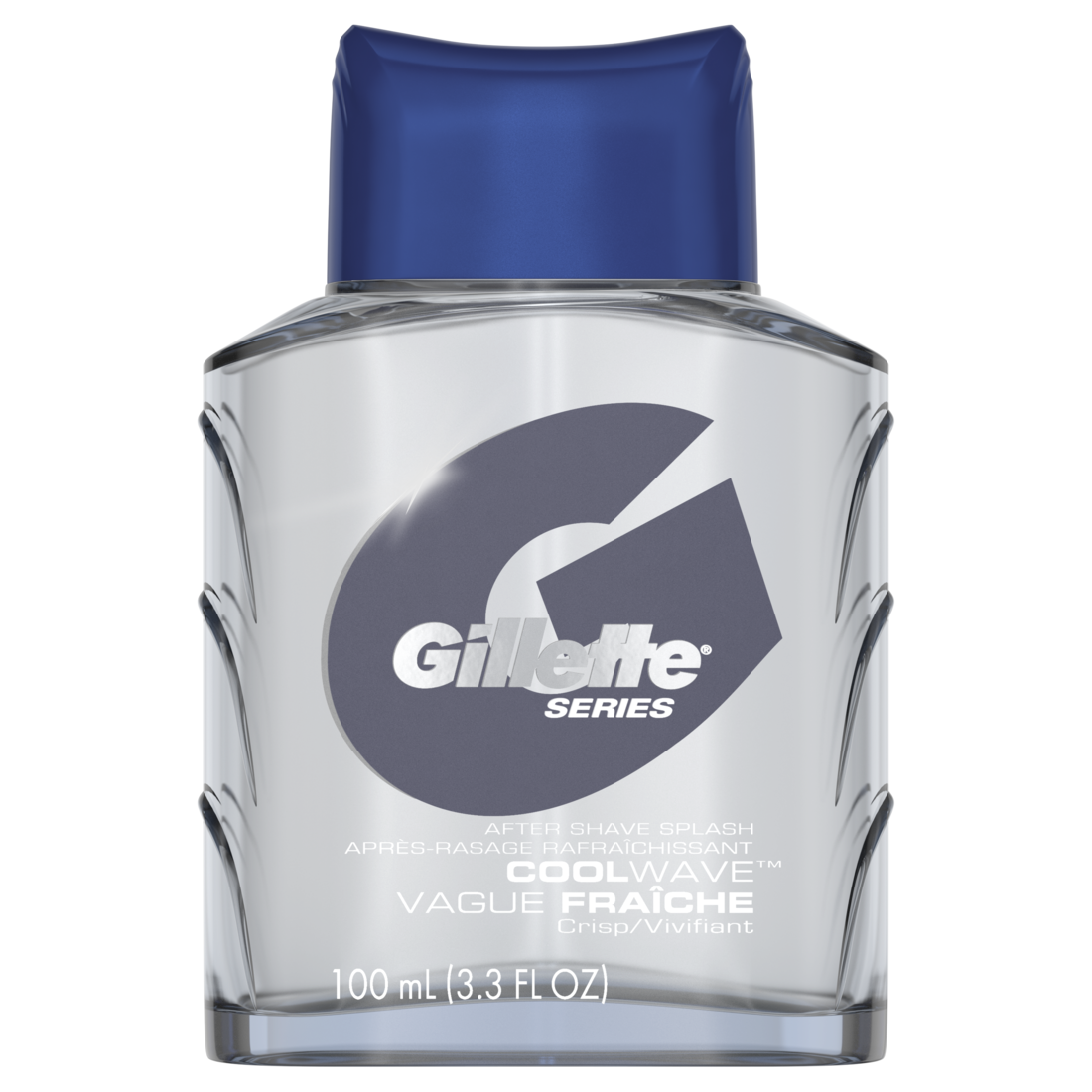 Gillette Series After Shave Splash for Men Refresh and Moisturize Cool Wave Scent - 3.3oz/6pk