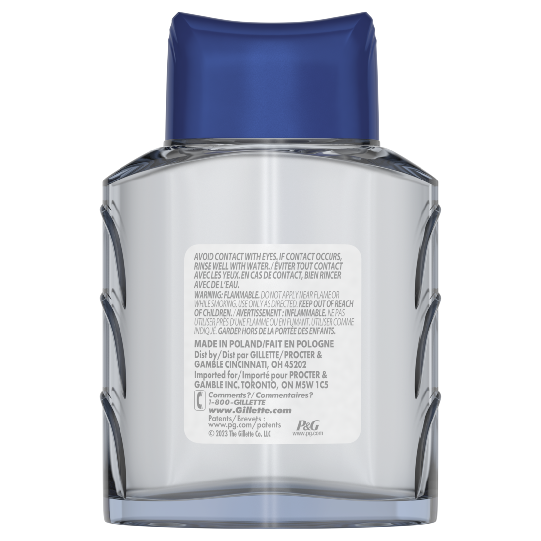 Gillette Series After Shave Splash for Men Refresh and Moisturize Cool Wave Scent - 3.3oz/6pk