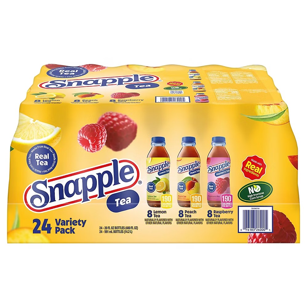 Snapple Tea Variety Pack - 20oz/24pk