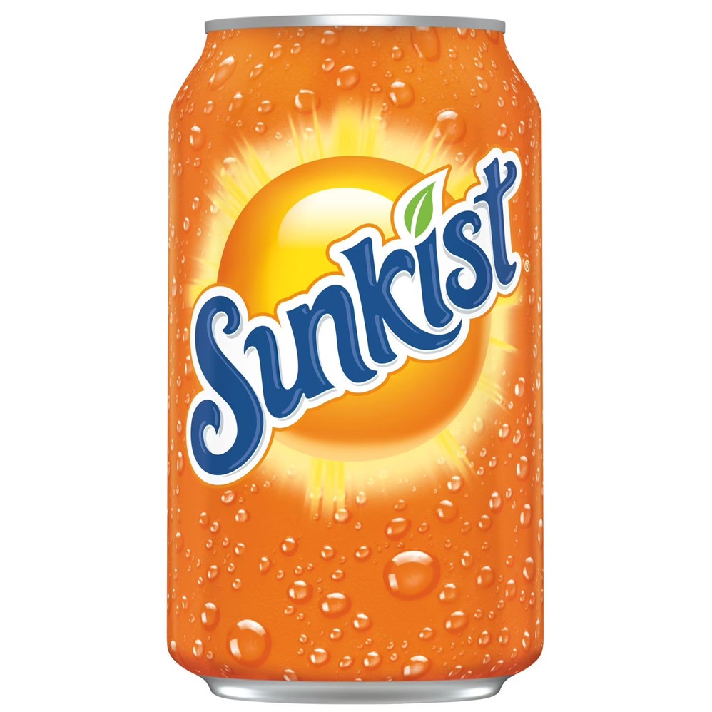 Sunkist Orange Soda Cans - 12oz/24pk