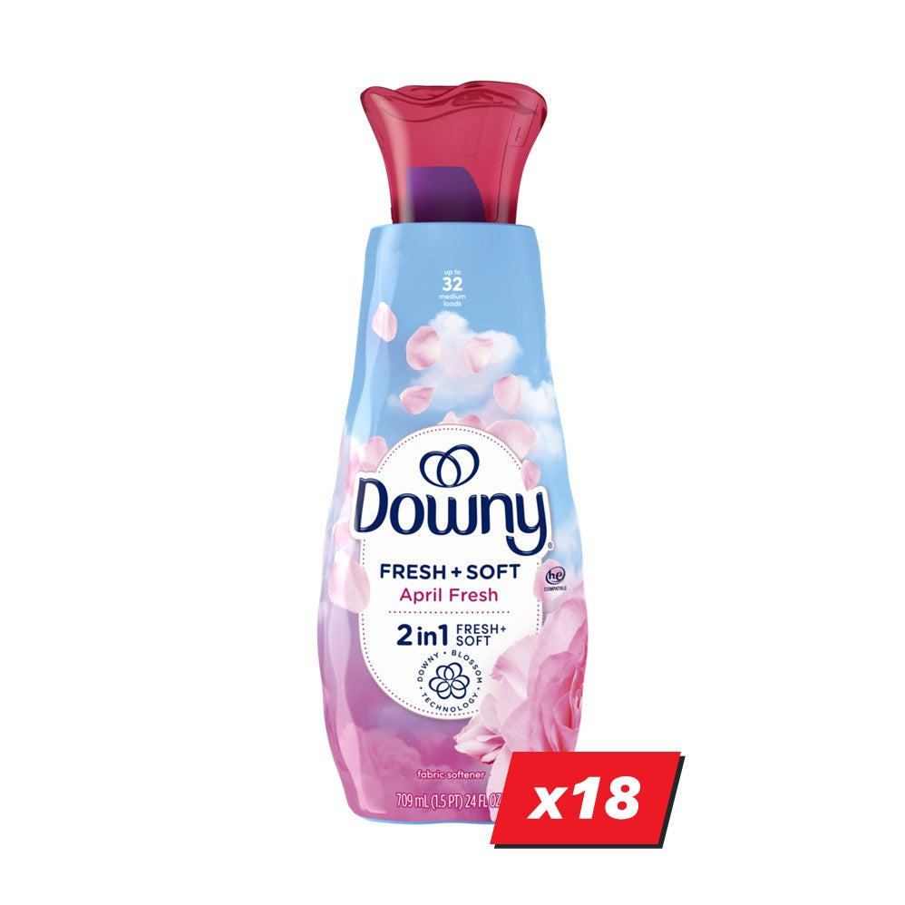 Downy Liquid Fabric Softener Display (18x24oz April Fresh) - 24oz/18pk
