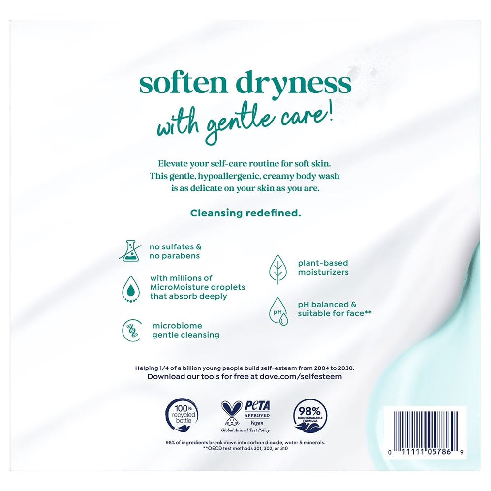 Dove Sensitive Skin Body Wash with Pump - 30.6oz/2pk