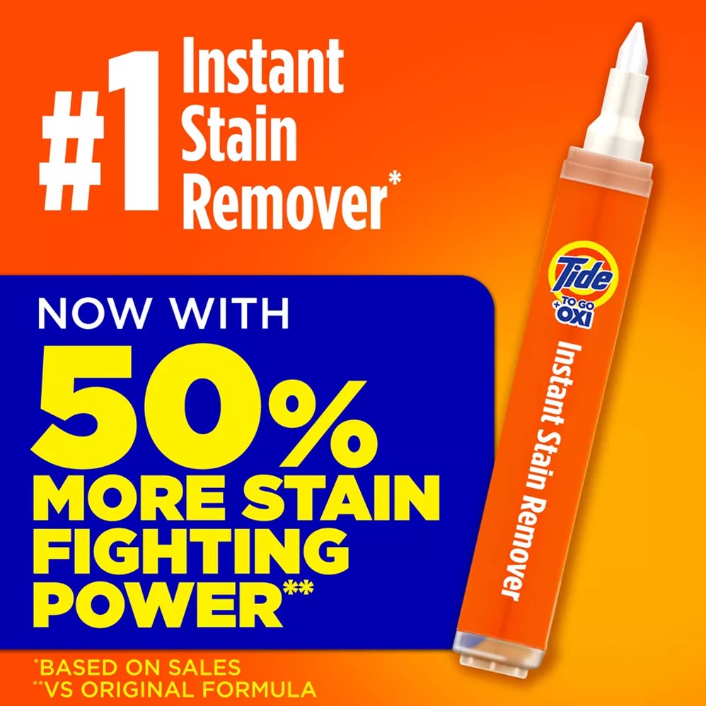 Tide To Go Pen Instant Stain Remover - 1ct/6pk