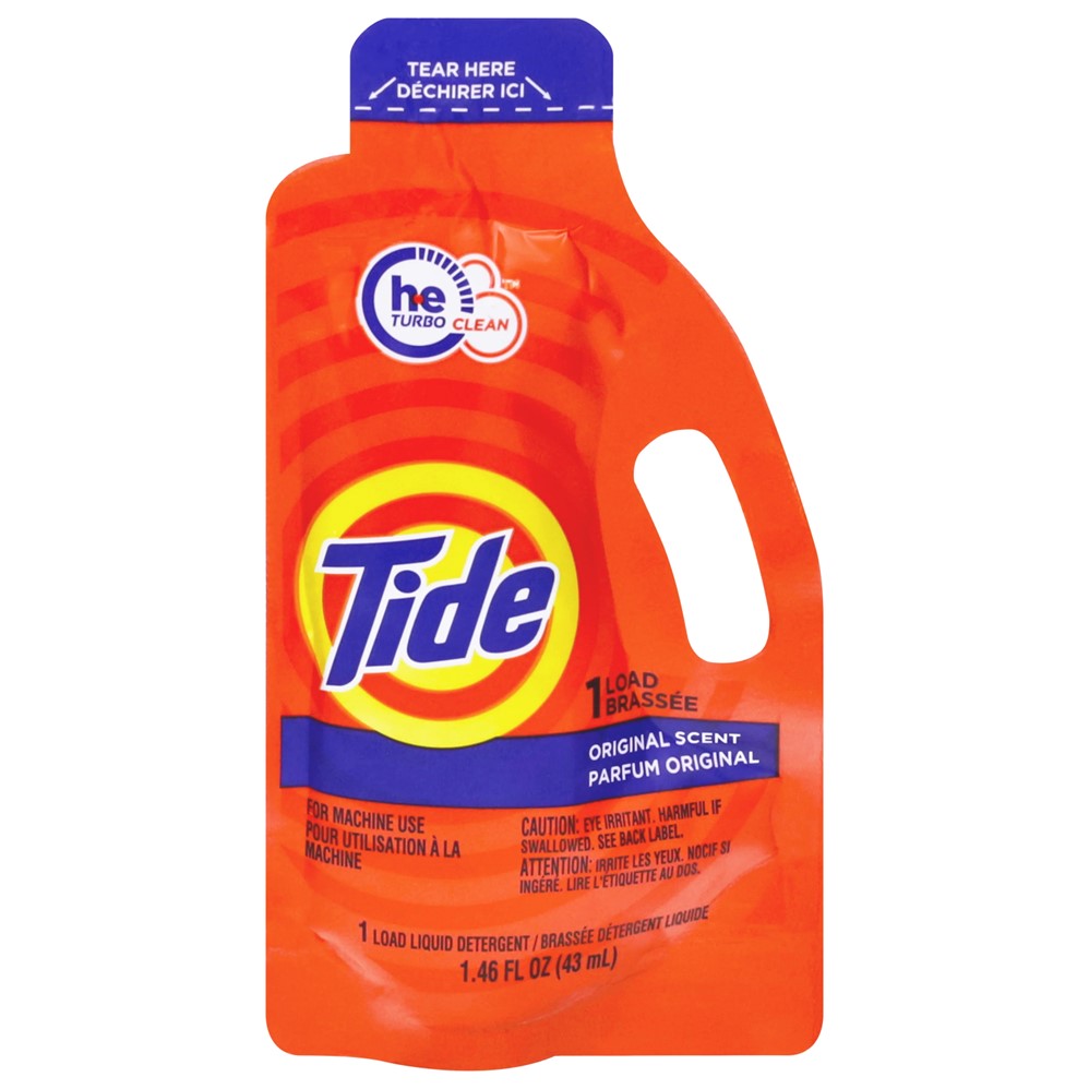 Tide Liquid Laundry Detergent Single Load - 1.46oz/24pk