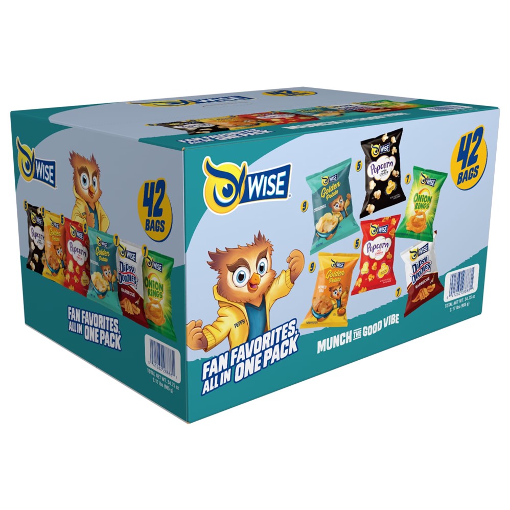 Wise Variety Pack Snacks 42 Bags - 39oz/1pk