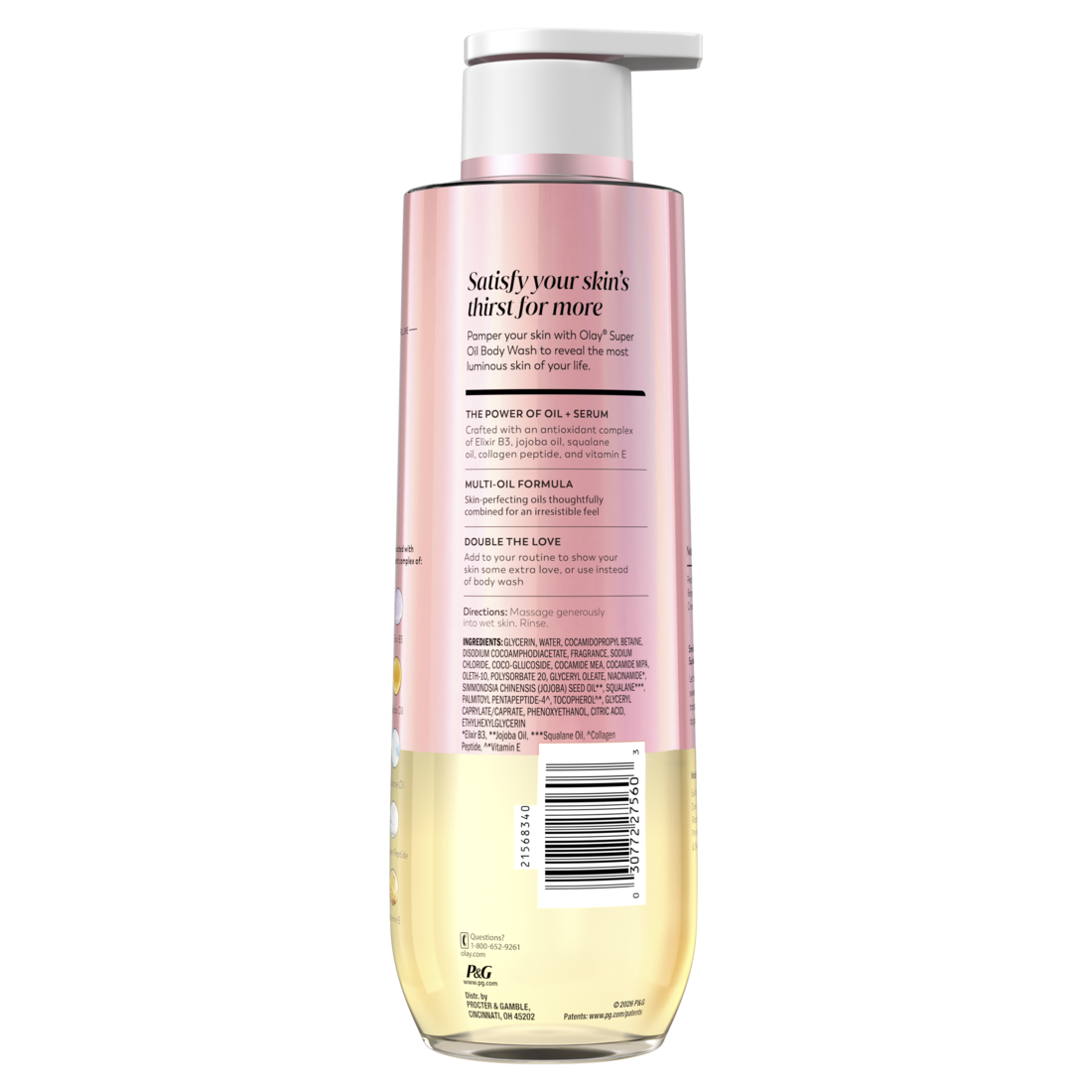Olay Super Oil Body Wash with 5-in-1 Visible Benefits - 20oz/4pk