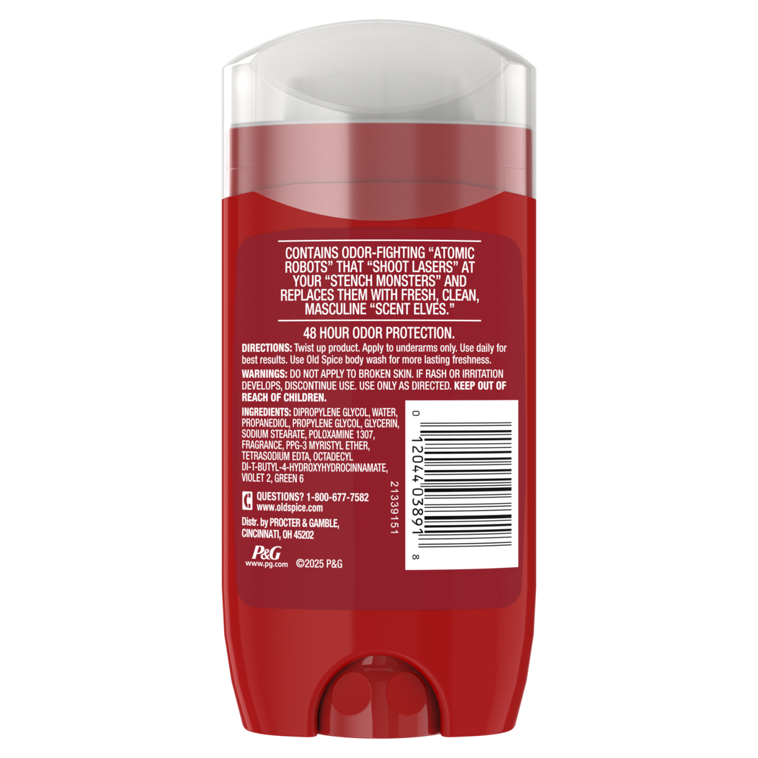 Old Spice High Endurance Deodorant for Men Aluminum Free Pure Sport Scent - 3oz/12pk