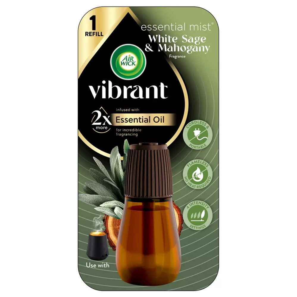 Air Wick Essential Mist - Refill White Sage & Mahogany - 1ct/6pk