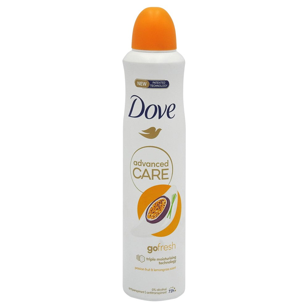 Dove Body Spray Passion Fruit - 250ml/8.45oz/6pk