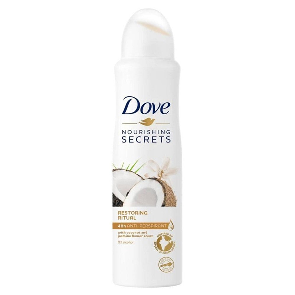 Dove Body Spray Coconut Jasmine - 150ml/5.07oz/6pk