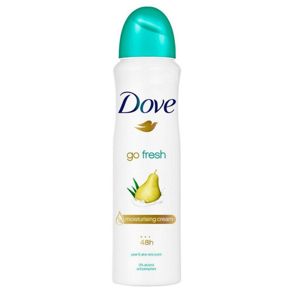 Dove Body Spray Pear & Aloe - 250ml/8.45oz/6pk