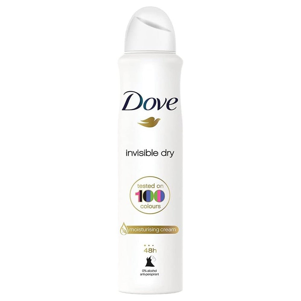 Dove Body Spray Invisible Dry - 250ml/8.45oz/6pk