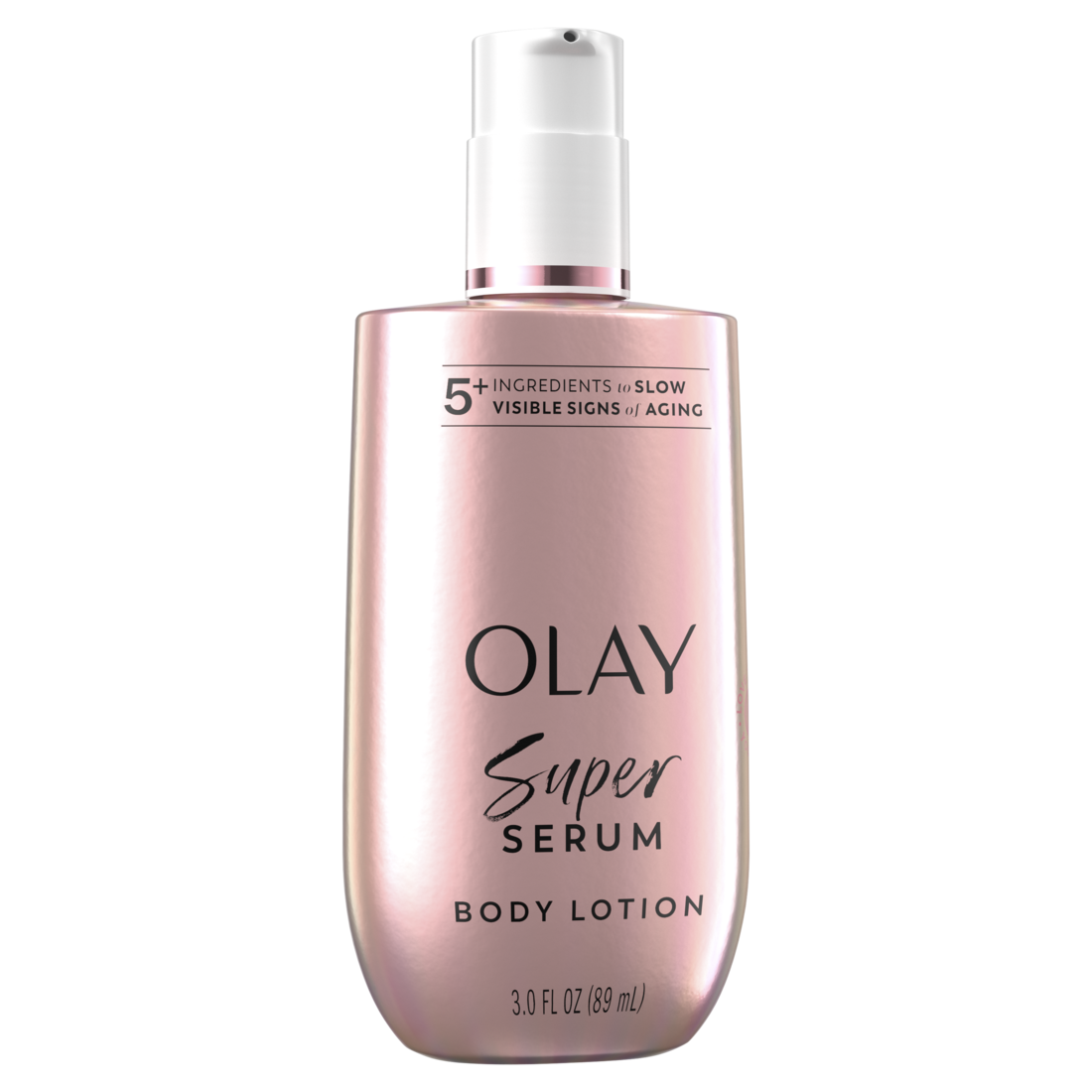 Olay Super Serum Body Lotion with 5-in-1 Visible Skin Benefits and 24/7 Hydration with Fast-Absorbing Serum Feel - 3oz/24pk