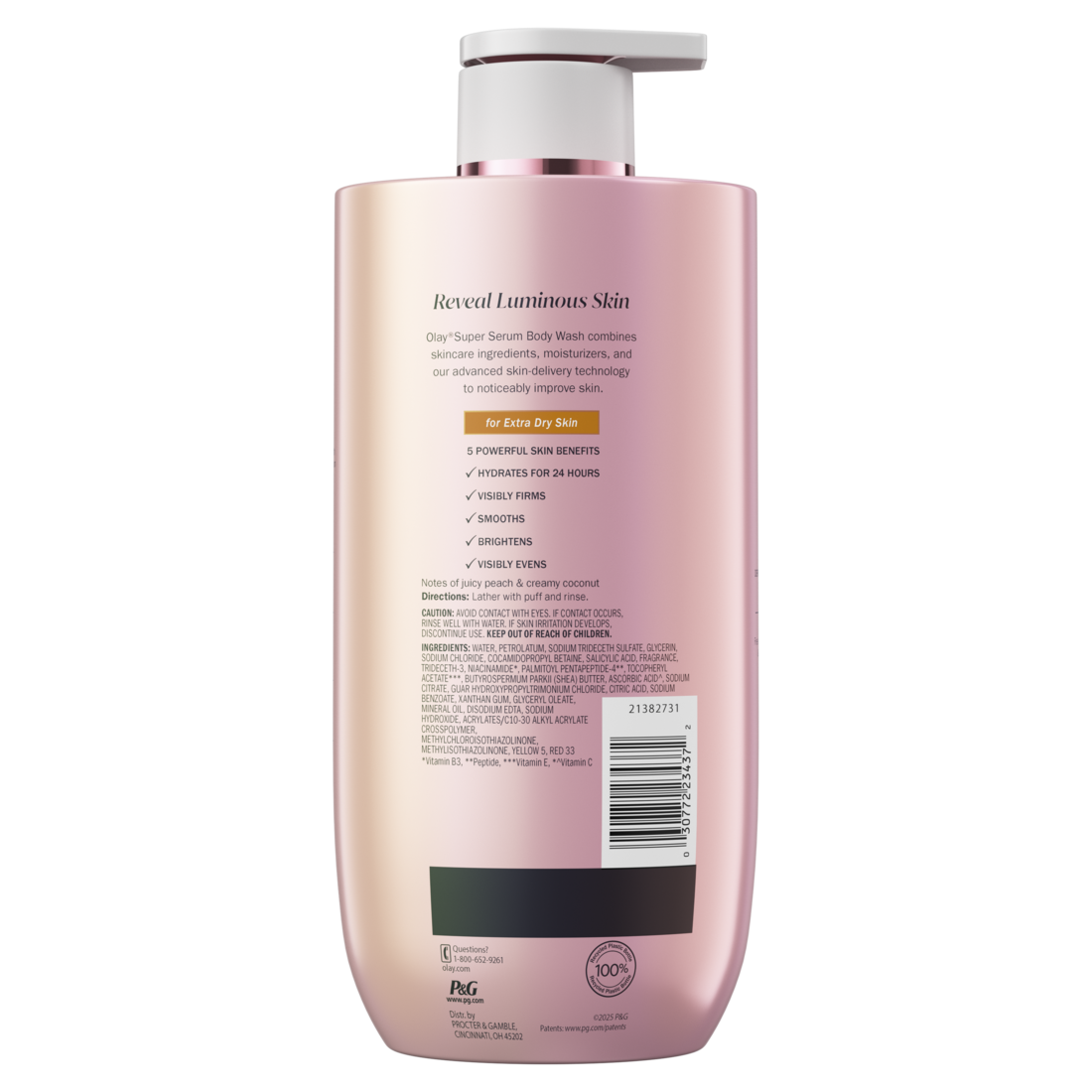 Olay Super Serum Body Wash for Extra Dry Skin with Serum Complex for Luminous Skin - 28oz/4pk