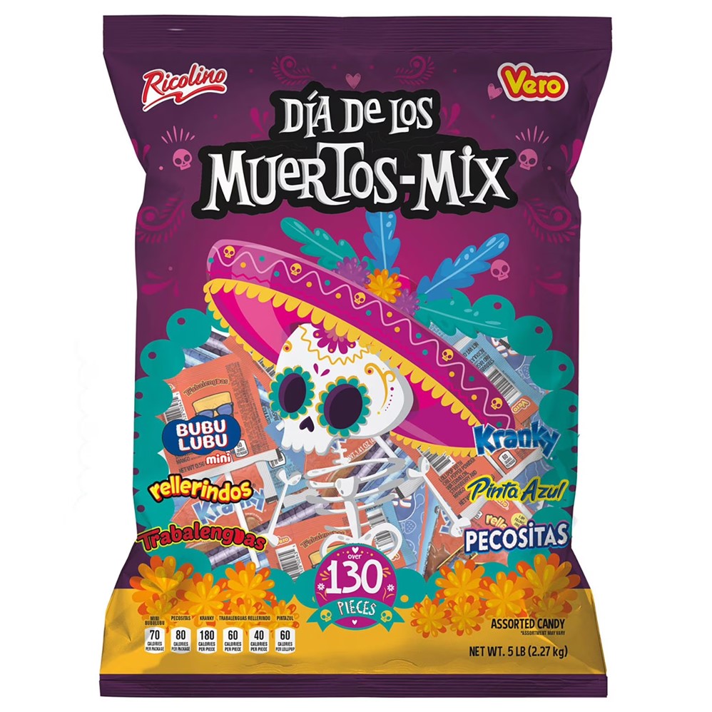Ricolino Dia de los Muertos Candy Variety Pack - 5lb/1pk