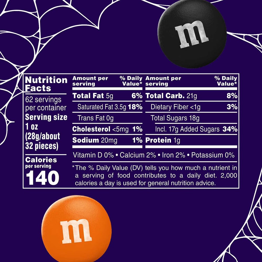 M&M's Milk Chocolate Halloween Candy - 62oz/1pk