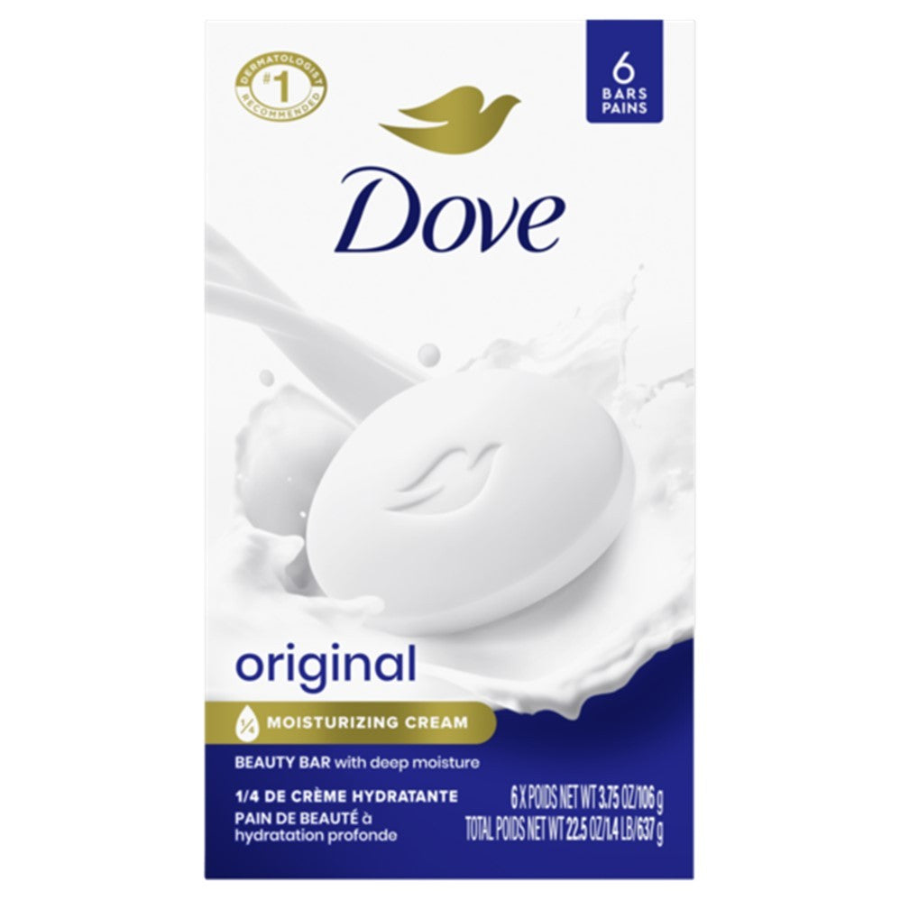 Dove Original Bar Soap - (6x3.75)oz/12pk