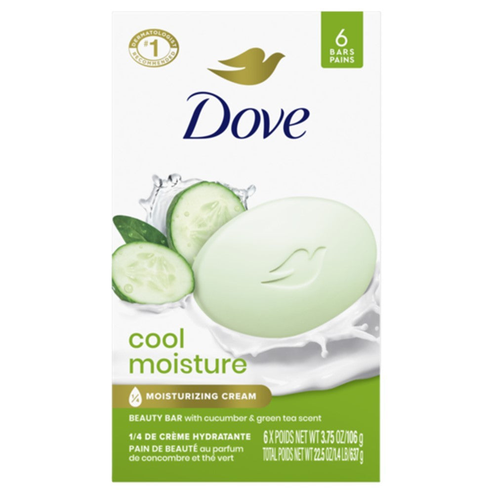 Dove Cool Moisture Bar Soap - (6x3.75)oz/12pk